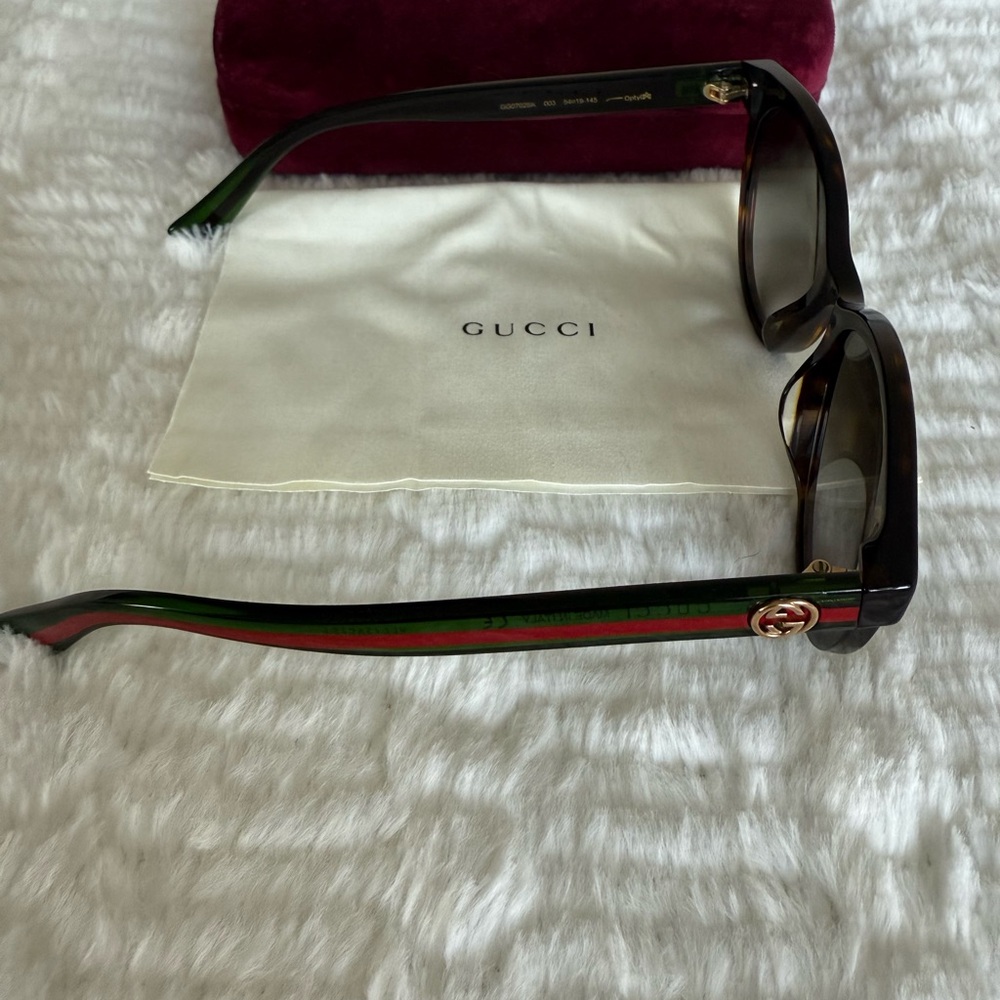 Gucci Women's Brown Sunglasses - Picture 3 of 5